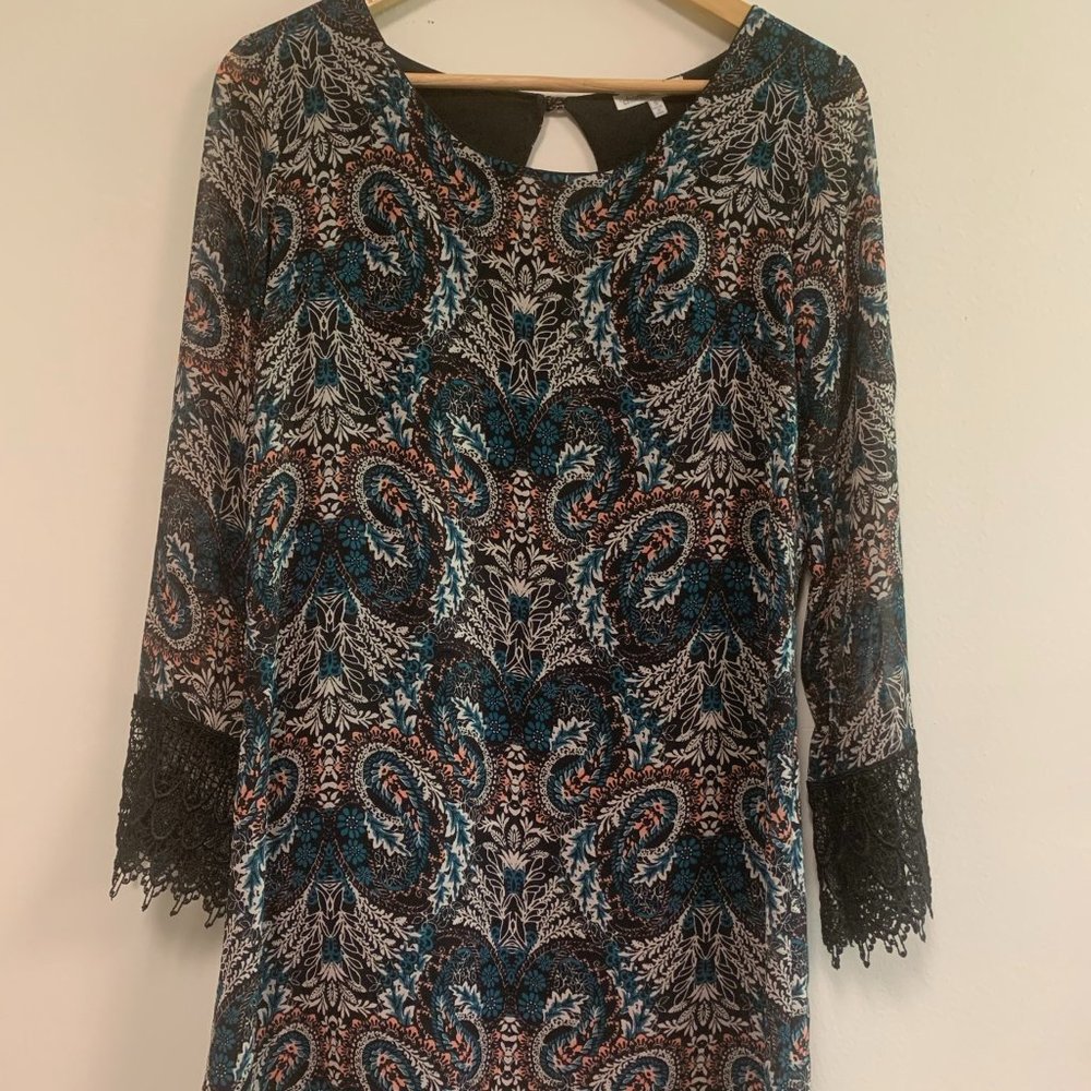 Paisley Lace Sleeved Tunic